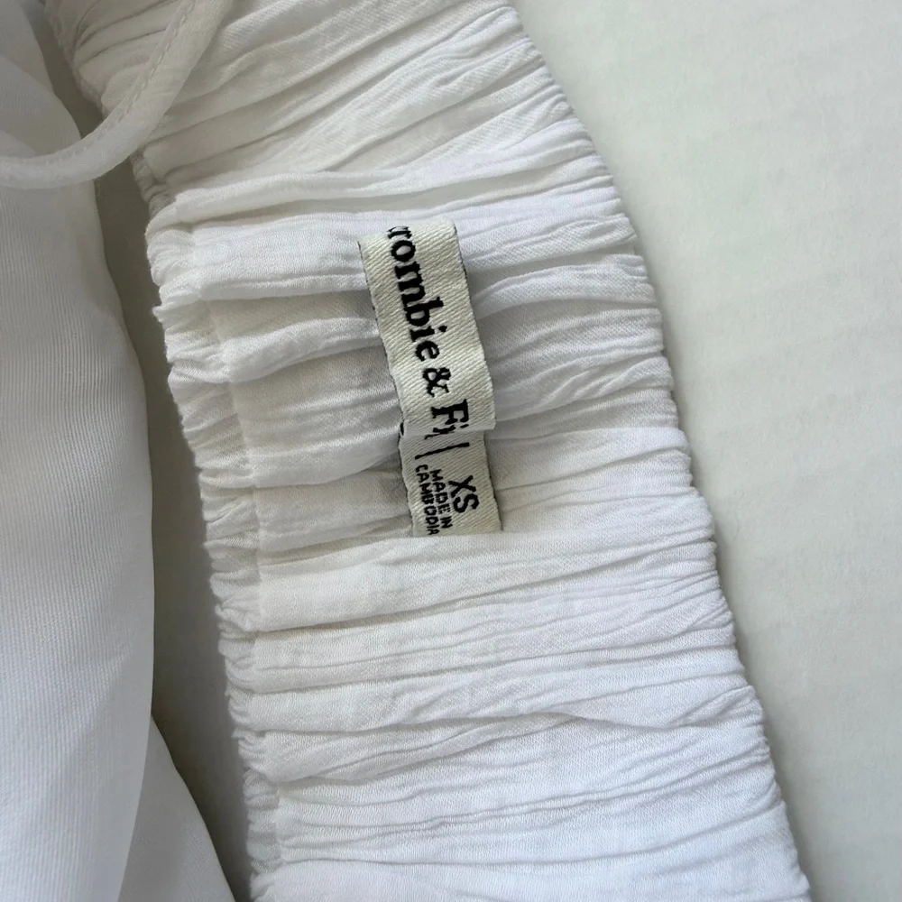 Abercrombie & Fitch Maxi Dress White